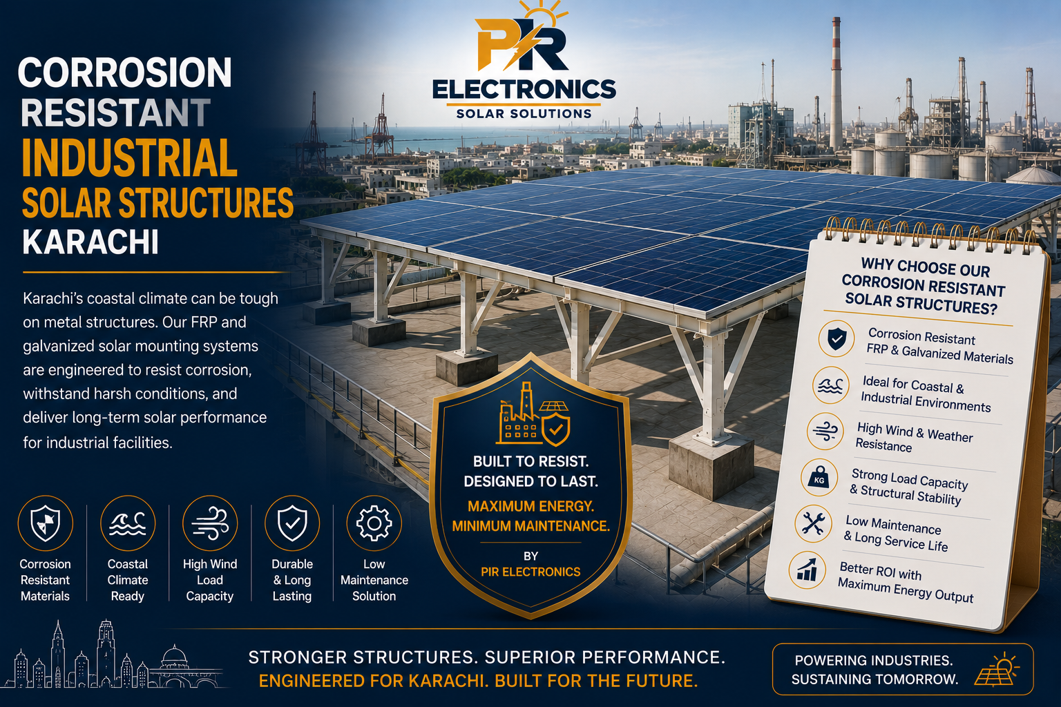 Why Industrial Solar Projects Need Corrosion-Resistant Structures for Long-Term Performance