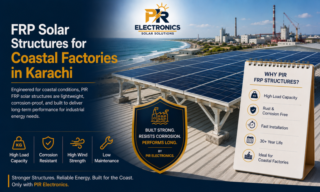 FRP solar structures Karachi