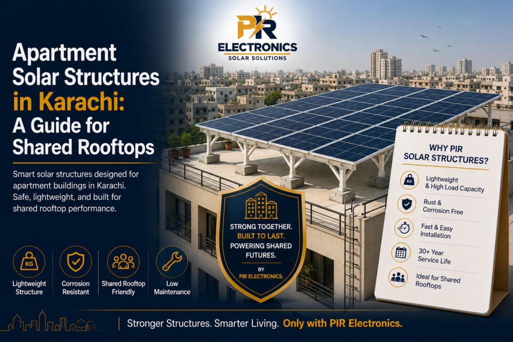 apartment solar structures Karachi