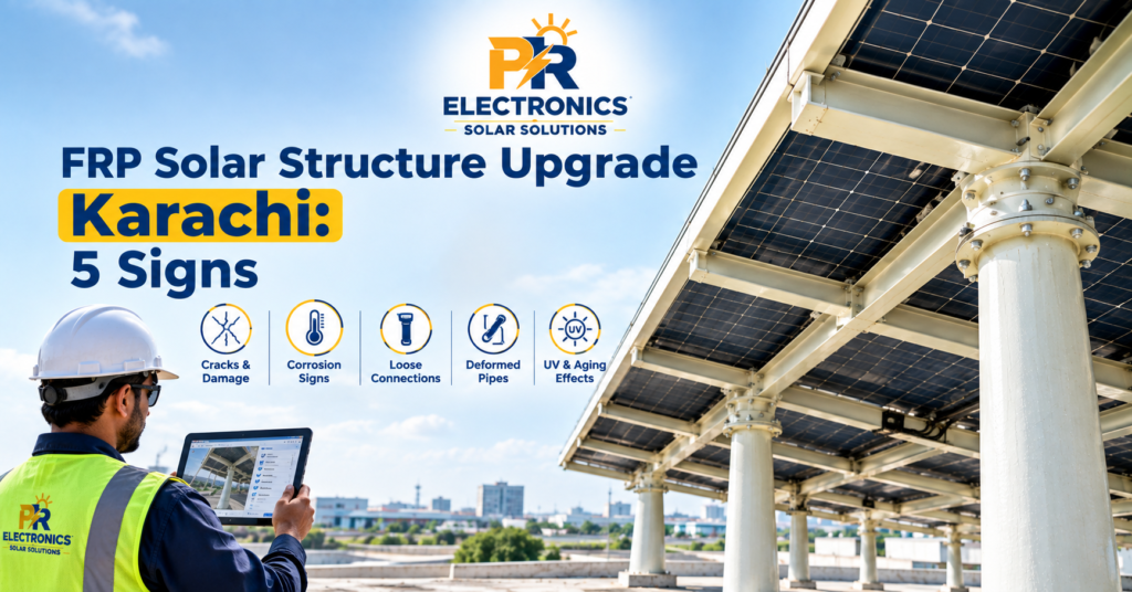FRP Solar Structure Upgrade Karachi