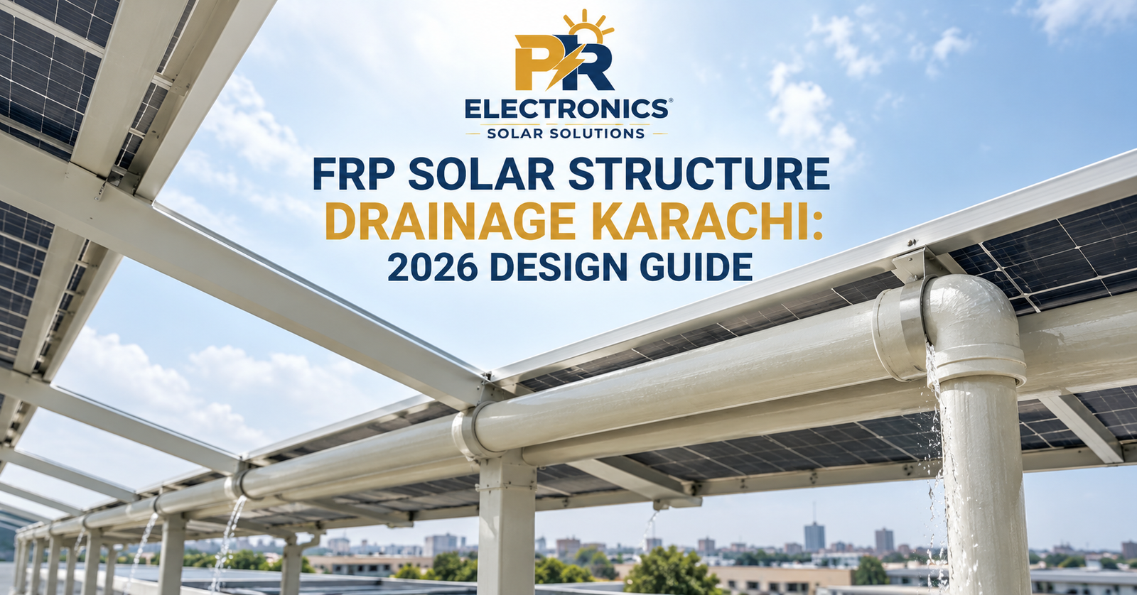 FRP Solar Structure Drainage Karachi: 2026 Design Guide